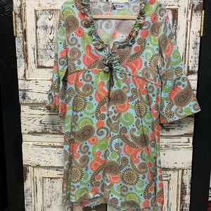 Super Cute🌸Mud Pie Dress/Cover Up SMALL